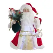 Kurt S. Adler Kurt Adler 12-Inch CUL Fiber Optic LED Santa Treetop Tree Toppe...