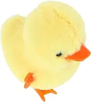 ERINGOGO Cute Plush Jumping Duck Wind-up Animal Toy for Boys and Girls Cartoon Animal Design Soft Clockwork Toy for Boys Girls