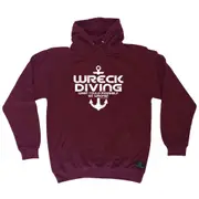 Ow Wreck Diving What Could Possibly Go Wrong - Funny Novelty Hoodies Hoodie