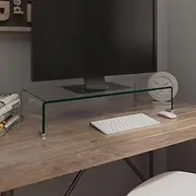 Generic TV Stand/Monitor Riser Glass Clear 70x30x13 cm