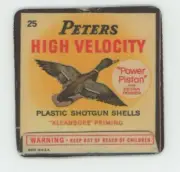 Peters Shot Shell High Velocity - COASTER - Ammo Box Design - Duck Hunting