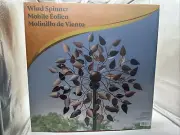 Stylecraft 83" H Leaf Wind Spinner, Three-Prong Stake Anchors Wind Spinner