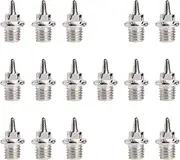 "Abbraccia" 16Pcs Track Shoe Spikes Track and Field Running Spikes 7 mm Steel Track Spikes for Sprint Competition Short Distance Running