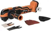 Evolution Power Tools R18MLT-Li Cordless Multi-Tool 18v Li-Ion EXT, Multi-Purpose & Multi-Material for Cutting, Shaping, Scraping & Sanding, Battery Not Included