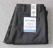 Men's DOCKERS Easy Khaki STRAIGHT FIT Flat Front PANTS • 32x32 • BROWN