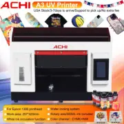 A3 UV Printer White Ink Cycle Embossed Print for Glass Phone Case Wood Metal AU