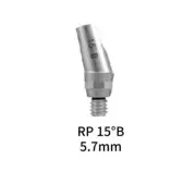 1PC Straumann Compatible RP Octagon 15° Angled Abutment Type B 5.7mm