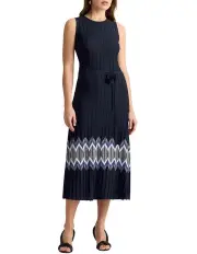 [David Lawrence] Cassia Knit Dress in Navy
