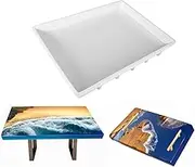 Large Rectangle Resin Table Silicone Molds 16 x 12 Inch Epoxy Resin Silicone Mold for River Coffee Table, Cutting Boards, Serving Trays, Cheese Platter