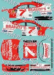 PreOrder 2024 Justin Allgaier Throwback 1/64 Peel& Stick Decals