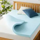 Mattress 2.5 Inch Ventilated Memory Foam Mattress Topper Cooling Gel Infusion Ce