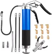 YUENTOEN Grease Gun, 7000 PSI Heavy Duty Grease Gun Kit with 1Pcs Grease Gun ...