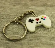 WHITE CONSOLE CONTROLLER KEYCHAIN Car Keys Mini Gaming Gamer Cool Xbox Badass