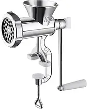 Meat Grinder with Sausage Stuffer | Manual Heavy Duty Meat Grinder Aluminum Alloy Sausage Stuffer,Table Mount Grinding Machine Hand Crank Meat Mincer for Pork & Garlic