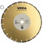 2x Diamond Cutting 300mm 12″ Blade 3.0*7.0mm Dry Segment Saw Disc 25.4/22.23mm