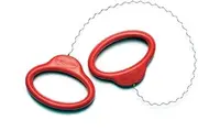 Mudwire - Red Handle Curly Cutoff Tool for Pottery Wheel and Clay Artists - Sherrill Mudtools
