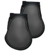 75HZ Cob Horze Neoprene Fetlock Horse Boots Hind Leg Protection Pair Black