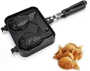 Taiyaki Fish Shape Cake Pan, Non Stick Waffle Cake Maker Pan, Double Sided Fish Shaped Pancake, Waffle Maker Shapes for Home DIY Cooking Party Dessert