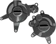 Motorcycle Engine Guard Protector for Suzuki GSX-R125 GSX-S125 L8-M1 2018-2023 Motorcycle Carbon Fiber Engine Cover Protection Engine Guard Set Engine Drop Prevention Slider(Carbon-Look)