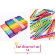 50pcs Colored Craft sticks wooden popsicle sticks for DIY craft creative design
