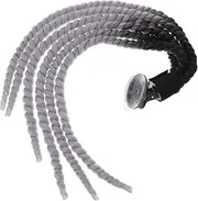 BESPORTBLE Helmet Dreadlocks Ponytail Braid Ponytail Ski Helmet Crystal Decor Helmet Braids Ponytail Helmet Pigtails Helmet Hair Ponytail Motorbike Helmet Wig Motorbike Helmet Decal Black Abs