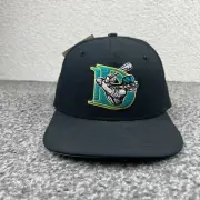 Vintage Auburn DoubleDays Hat Cap Snap Back Black Blue Minor League New Era 90s
