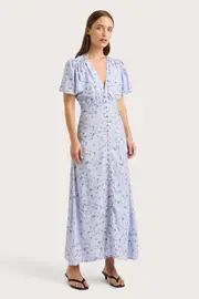 Tae Midi Dress Blossom Blue - Final Sale