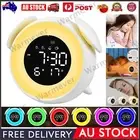 Digital Alarm Clock 7 Color Wake Up Night Light Lamp with Sunrise Sunrise Sunset