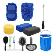 15Pcs Car Wash Cleaning Tools Set Cleaning Brush Car Cleaning Brush Detail Brush Set Automotive