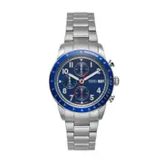 Fossil Sport Tourer Chronograph Stainless Steel Watch FS6047 Silver