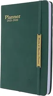 PLAFOPE Portable Academic Planner Book Weekly Organizer with Classic Minimalist Design for Students Office Workers Travelers Household Note Book for Everyday Use