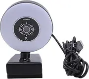 HD USB Webcam, 4k Computer Camera with Light, Microphone, Auto Focus, Remote Control, Plug and Play, for Desktop PC Conferencing Video Calling