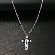 [SHMAZ] Stainless Steel Necklaces Pendant Choker Men's Chain Necklace For Women Gifts