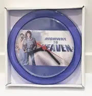 Highway To Heaven 7" Purple novelty wall clock Brand new Michael Landon