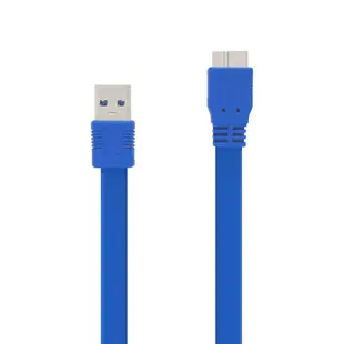 USB3.0 USB-A 對 Micro-B 扁型連接線