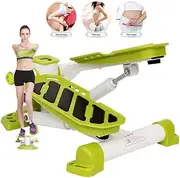 Fitness Exercise Machine Mini Stepper, Home Up-Down-Stepper with Multifunction Display, Leg Thigh Arm Training Machine,