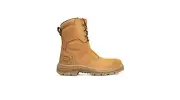 Oliver Work Boots 55385 Zip Side Steel Toe Safety High Leg 200mm Wheat Boots NEW