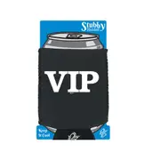 Vip White - Funny Novelty Stubby Holder With Base