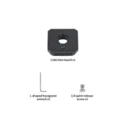 Cold Shoe Mount Tripod Adapter Ball Head 1/4 ARRI 360 Swivel for GoPro Camera