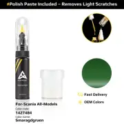 Touch Up Paint For Scania All Models 1427484 Smaragdgruen With Polish Paste