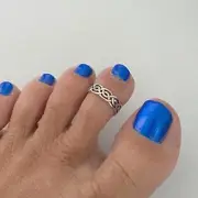 Sterling Silver Celtic Toe Ring, Silver Rings, Celtic Ring, Infinite Knots Ring