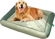 Waterproof Dog Bed | Plush Cat Bed Mat | Puppy Sleeping Mat | Soft Breathable Resting Cushion with High Rebound Foam | Soft & Comfortable Dog Kennel Pad for Dogs and Puppies