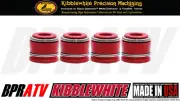 04-05 Honda TRX450R TRX 450R Head Valve Stem Guide Viton RED Seals Seal Set of 4