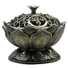 Flower Incense Burner Zinc Alloy Flower Incense Holder Creative Incense Pahbl