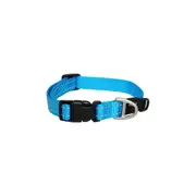 Rogz Turquoise Medium 16mm Wide x 26cm to 40cm Classic Utility Collar for Dogs & Puppies