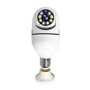 PIX-LINK燈泡造型5G智慧雙頻2.4G+5G WIFI監視器 全景攝像頭 監控器 智能家用手機 (10折)
