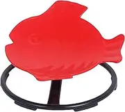 Swivel Chair for Kids Sensory Rotating Chair Portable Rotating Chair Seat Balance Toy for Children Gift Bedroom Living Room, Red
