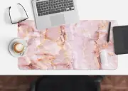 3D Net Red Marble 120 Texture Non-slip Office Desk Mouse Mat Keyboard Game