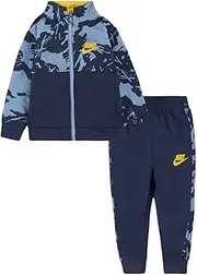 [Nike] Little Boys Camo Full Zip Tricot Jacket and Joggers 2 Piece Set