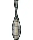 Beacon Lighting Trinidad Large Club Floor Lamp In Dark Wengee Finish